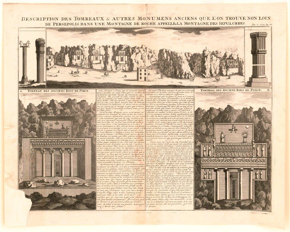 Description des tombeaux & autres monumens anciens que l'on trouve non loin de Persepolis LCCN2003691184