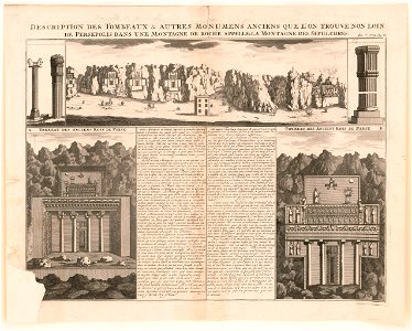 Description des tombeaux & autres monumens anciens que l'on trouve non loin de Persepolis LCCN2003691184