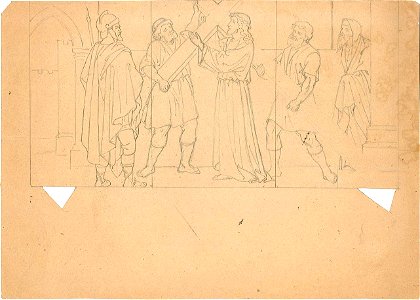 Design for Jesus Carries His Cross by Kunstwerkplaatsen Cuypers & Co. Cuypershuis 0682w