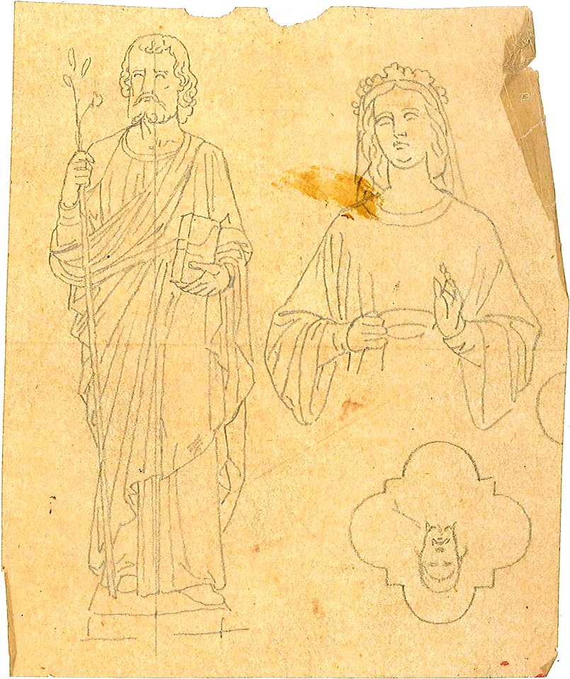 Design for Three Figures by Kunstwerkplaatsen Cuypers & Co. Cuypershuis 0682x