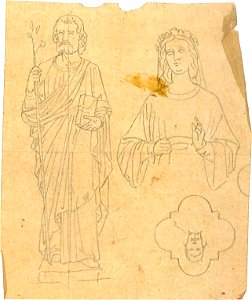 Design for Three Figures by Kunstwerkplaatsen Cuypers & Co. Cuypershuis 0682x