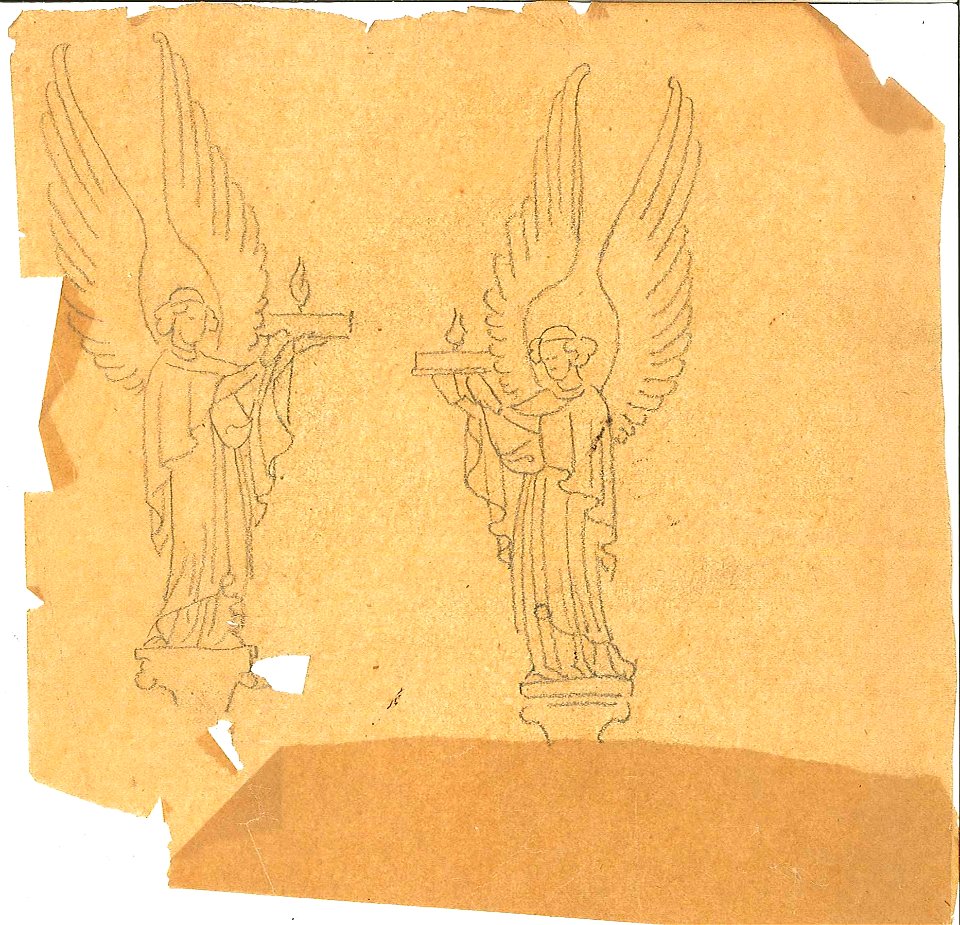 Design for Two Angels by Kunstwerkplaatsen Cuypers & Co. Cuypershuis 0682g