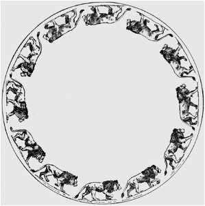 Descriptive Zoopraxography Lion Walking