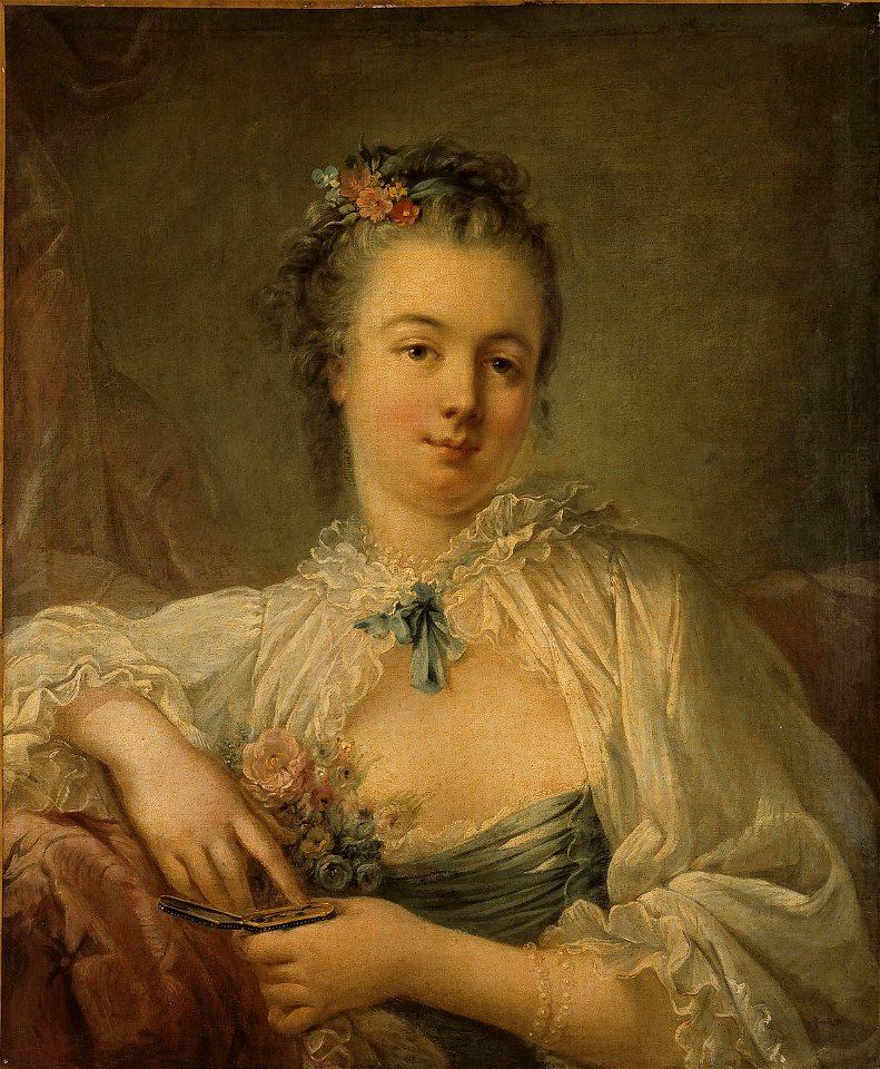 Deshays, Jean-Baptiste (dit le Romain) - Portrait présumé de Jeanne-Elisabeth-Victoire Deshays, épouse de l'artiste - J 23 - Musée Cognacq-Jay