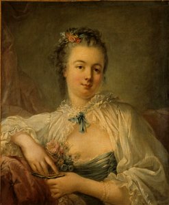 Deshays, Jean-Baptiste (dit le Romain) - Portrait présumé de Jeanne-Elisabeth-Victoire Deshays, épouse de l'artiste - J 23 - Musée Cognacq-Jay