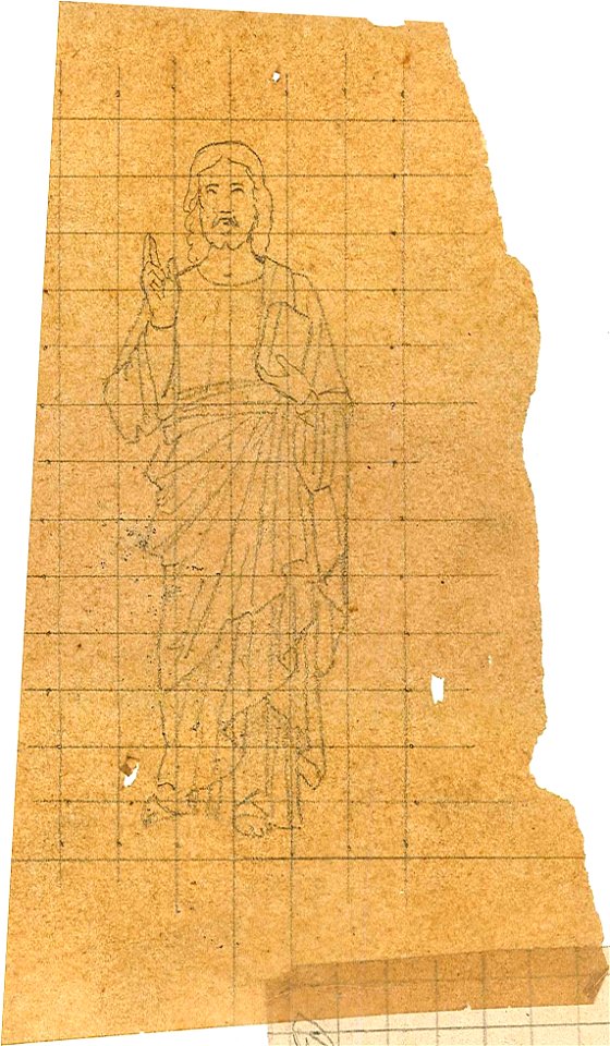 Design for a Christ Triumphant by Kunstwerkplaatsen Cuypers & Co. Cuypershuis 0682w