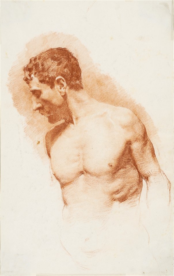 Desnudo masculino. Academia - Rafael Romero de Torres
