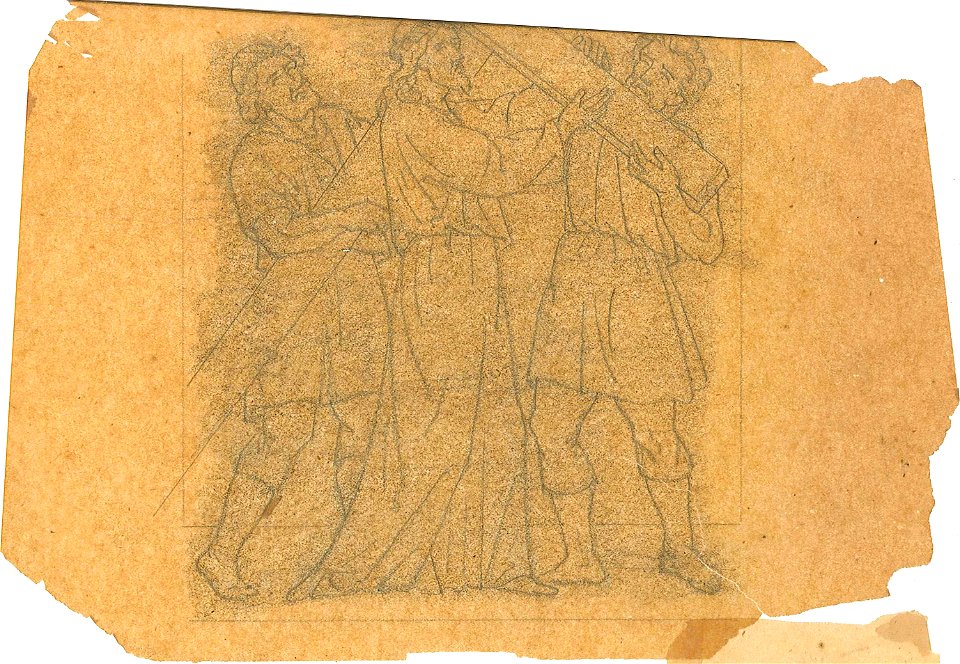 Design for a Jesus Carries His Cross by Kunstwerkplaatsen Cuypers & Co. Cuypershuis 0682x