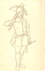 Design for a Crossbowman by Kunstwerkplaatsen Cuypers & Co. Cuypershuis 0682e