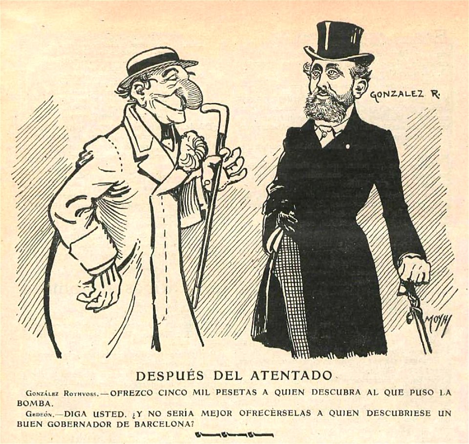 Después del atentado, de Moya, Gedeón, 25-11-1904