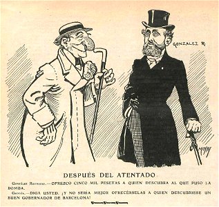 Después del atentado, de Moya, Gedeón, 25-11-1904