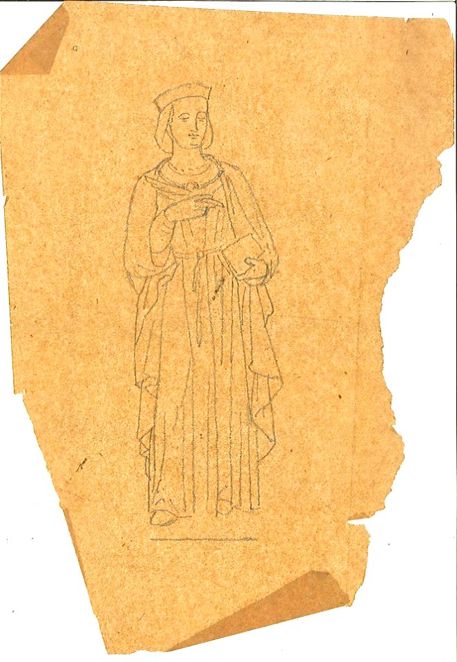 Design for a Female Writer by Kunstwerkplaatsen Cuypers & Co. Cuypershuis 0682e