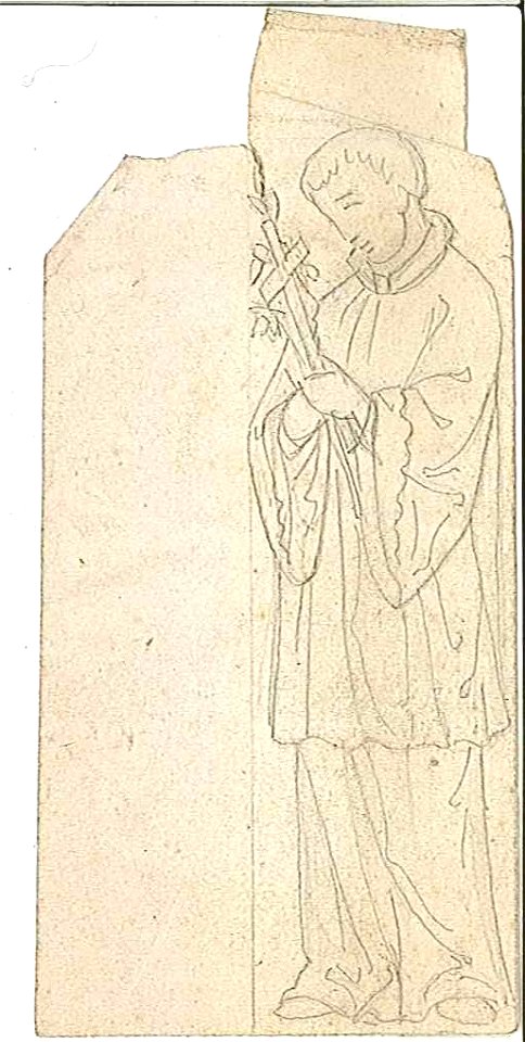 Design for a Priest Saint by Kunstwerkplaatsen Cuypers & Co. Cuypershuis 0682d