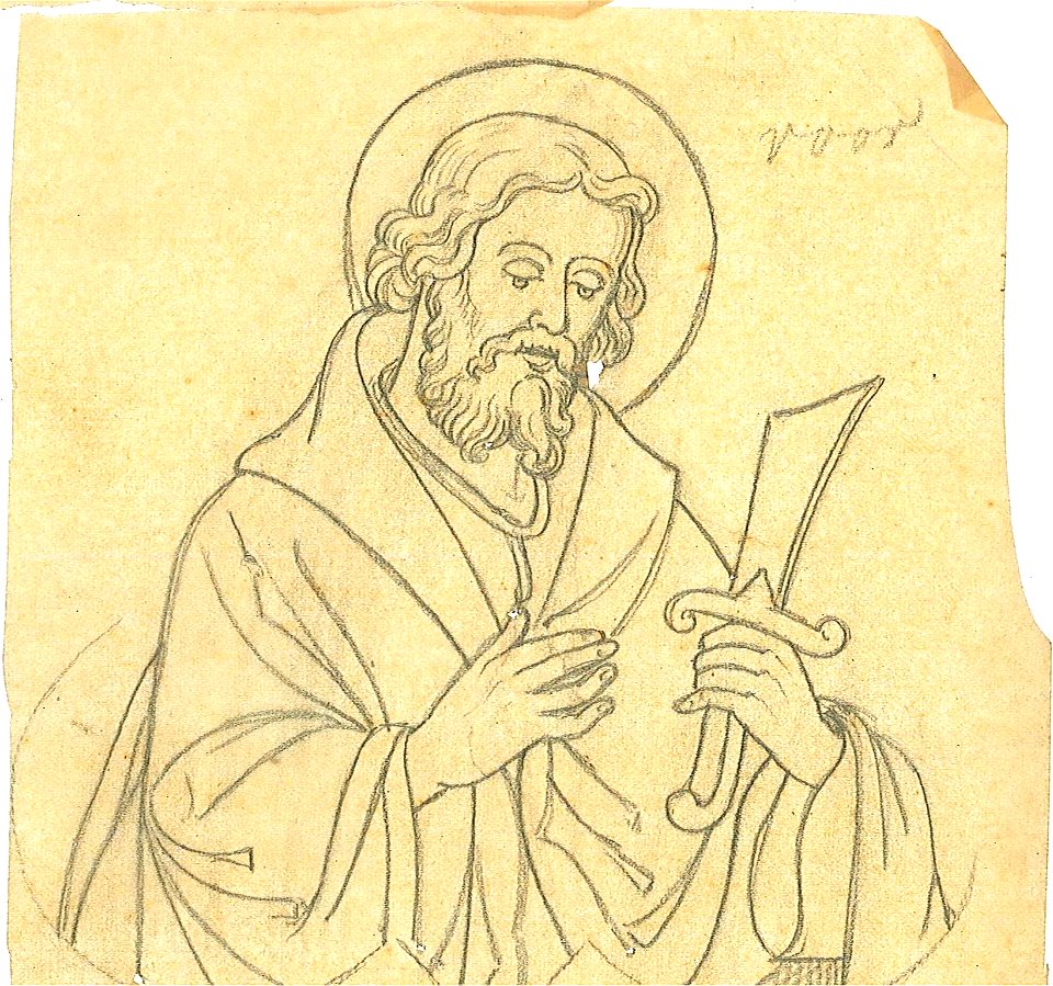 Design for a Saint Bartholomew by Kunstwerkplaatsen Cuypers & Co. Cuypershuis 0682l