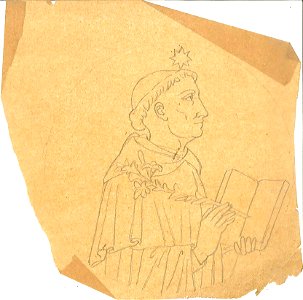 Design for a Saint Dominic by Kunstwerkplaatsen Cuypers & Co. Cuypershuis 0682d