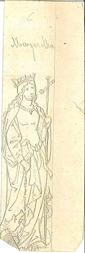 Design for a Saint Margaret by Kunstwerkplaatsen Cuypers & Co. Cuypershuis 0682d