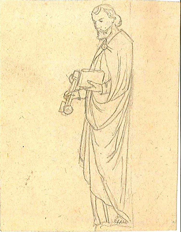 Design for a Saint Peter by Kunstwerkplaatsen Cuypers & Co. Cuypershuis 0682d