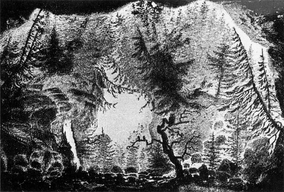Design for Act2 (Wolf's Glen) of 'Der Freischütz' 1821 - NGO2p298