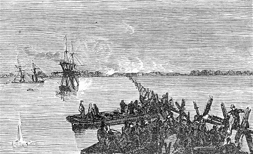 Destruction of the Makung barrage