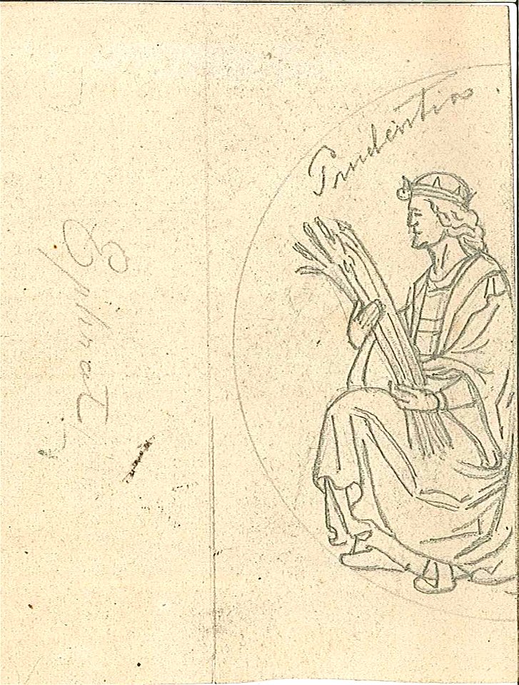 Design for an Allegory of Prudence by Kunstwerkplaatsen Cuypers & Co. Cuypershuis 0682f