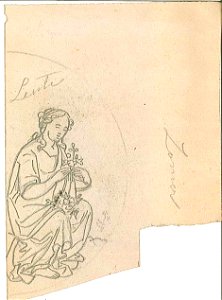Design for an Allegory of Spring by Kunstwerkplaatsen Cuypers & Co. Cuypershuis 0682f