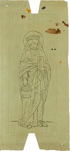 Design for possibly a Saint Elizabeth by Atelier Cuypers en Stoltzenberg Cuypershuis 0682b