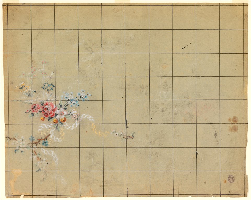 Design for Silk Brocade - Google Art Project