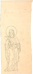 Design for an Evangelist by Kunstwerkplaatsen Cuypers & Co. Cuypershuis 0682w