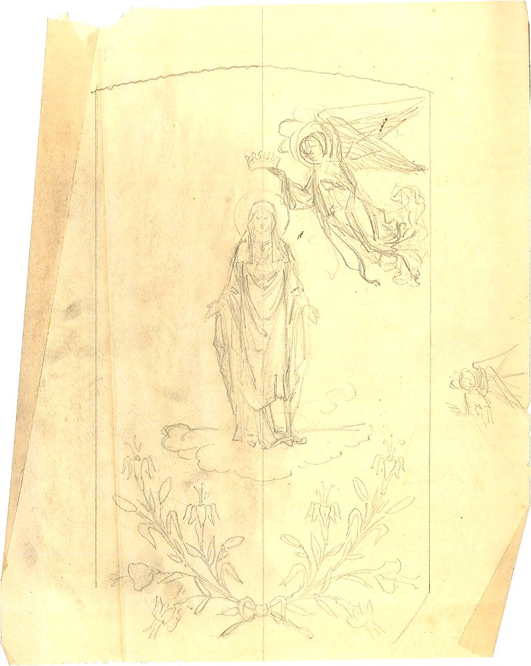 Design for a Crowning of the Virgin by Kunstwerkplaatsen Cuypers & Co. Cuypershuis 0682x