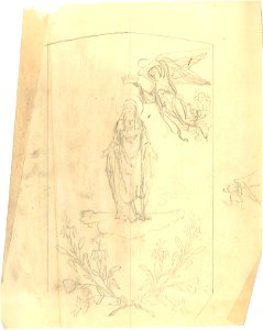 Design for a Crowning of the Virgin by Kunstwerkplaatsen Cuypers & Co. Cuypershuis 0682x