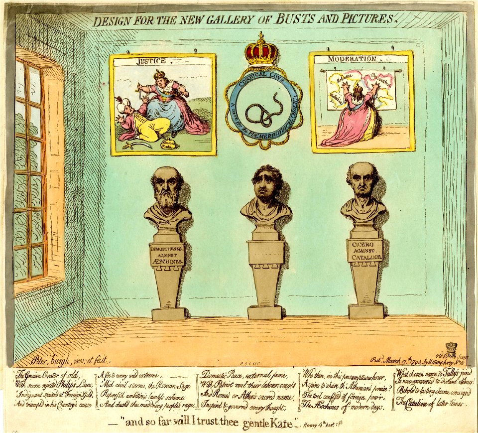 Design for the new gallery of busts and pictures. (BM 1851,0901.585)