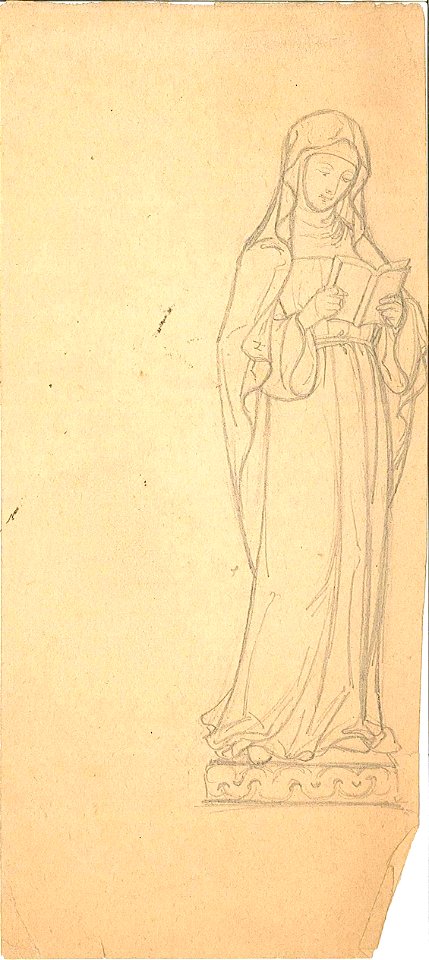 Design for a Female Saint (2) by Kunstwerkplaatsen Cuypers & Co. Cuypershuis 0682d