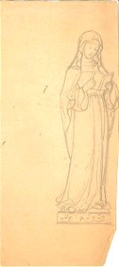 Design for a Female Saint (2) by Kunstwerkplaatsen Cuypers & Co. Cuypershuis 0682d