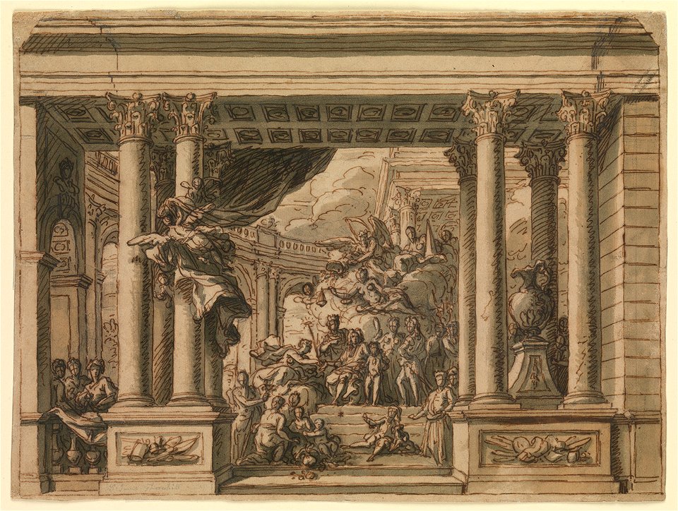 Design for the west wall (second project) RMG L9642