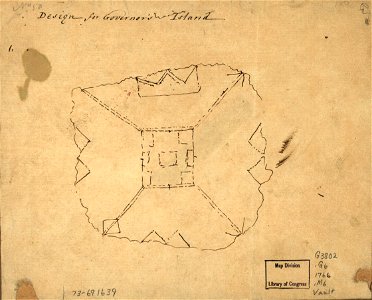 Design for Governor's Island. LOC 73691639