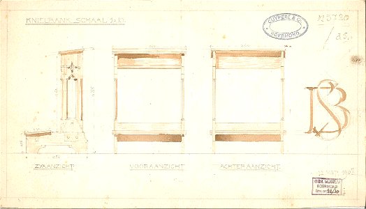 Design for a Kneeler Cuypershuis 0411 j