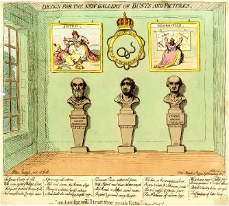 Design for the new gallery of busts and pictures. (BM 1868,0808.6169)