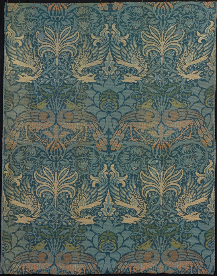 Designed by William Morris - Panel Entitled Peacock and Dragon - Google Art Project