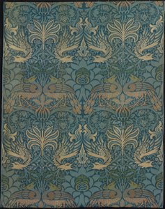 Designed by William Morris - Panel Entitled Peacock and Dragon - Google Art Project