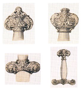 Designs for Parts of Daggers by Hans Holbein the Younger
