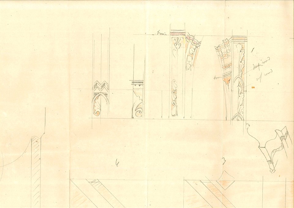 Designs for Decoration Scheme by Kunstwerkplaatsen Cuypers & Co. Cuypershuis 0682q
