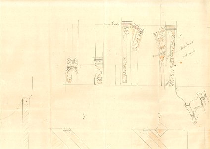 Designs for Decoration Scheme by Kunstwerkplaatsen Cuypers & Co. Cuypershuis 0682q