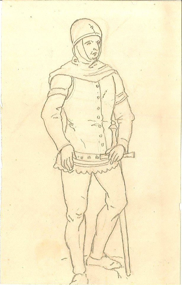 Design for a Swordsman by Kunstwerkplaatsen Cuypers & Co. Cuypershuis 0682e