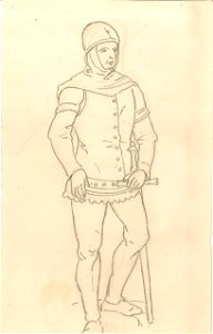 Design for a Swordsman by Kunstwerkplaatsen Cuypers & Co. Cuypershuis 0682e