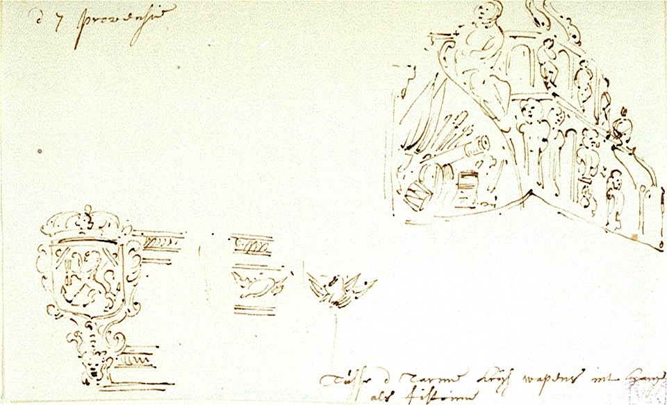 Details of decoration of the 'Zeven Provincien' RMG PW6661