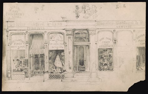 Design for advertisement, Charles Oakford & Sons, furrier and hatter, located at 104 Chestnut) - Jas. F. Queen LCCN2015651629