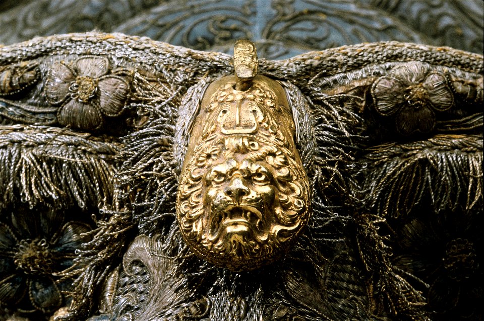 Detalj av bomsadel, Frankrike, 1600-talets mitt - Livrustkammaren - 55903