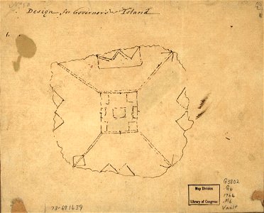 Design for Governor's Island. LOC 73691639