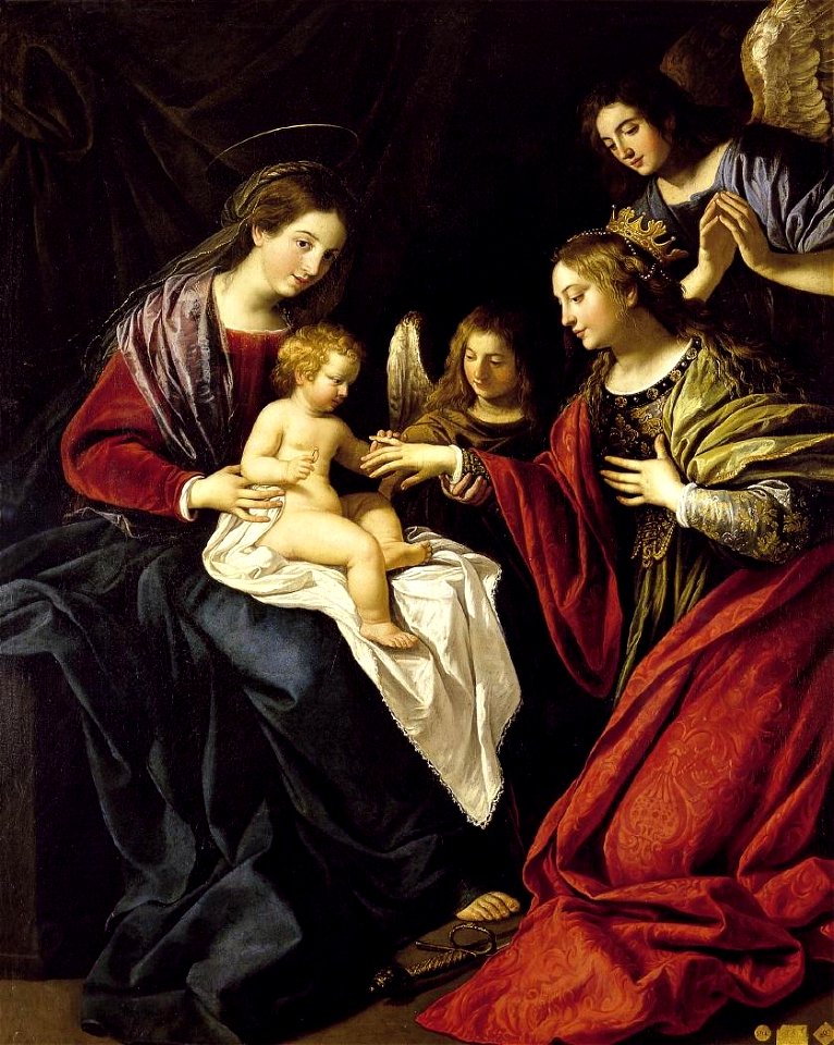 Desposorios místicos de santa Catalina (Cavarozzi)