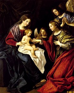 Desposorios místicos de santa Catalina (Cavarozzi)